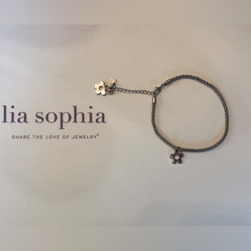 Lia Sophia adjustable ankle bracelet